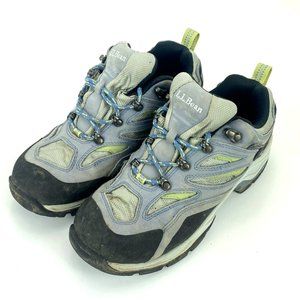 L.L.Bean Tek 2.5 Dri-Lex Trail Hiking Shoes Low Top Lace Up Mesh Blue Womens 9M